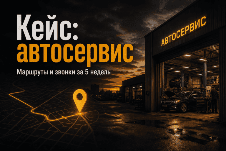 Кейс: автосервис в Яндекс Картах