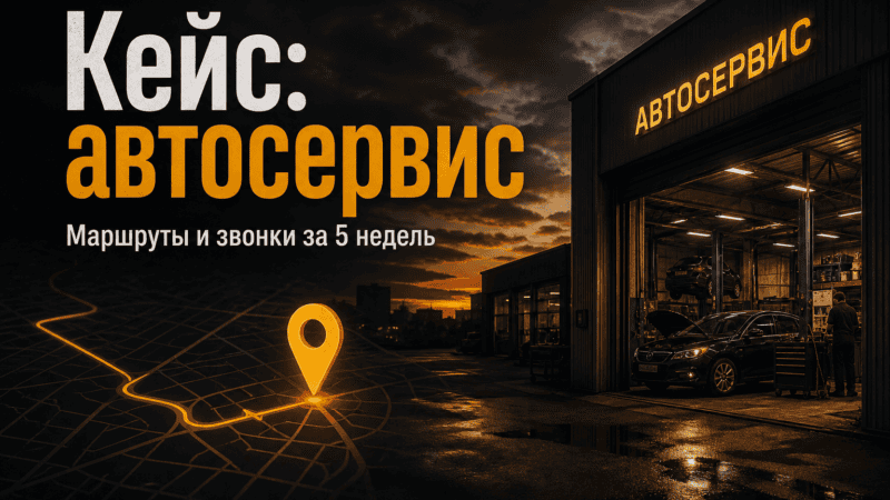 Кейс: автосервис в Яндекс Картах