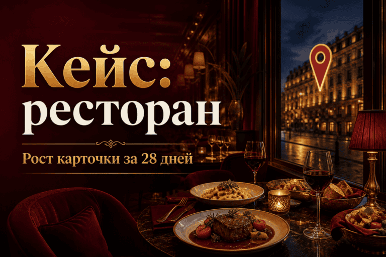 Кейс: ресторан в Яндекс Картах