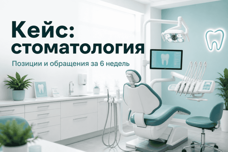 Кейс: стоматология в Яндекс Картах