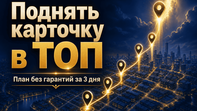 Как поднять карточку в ТОП Яндекс Карт