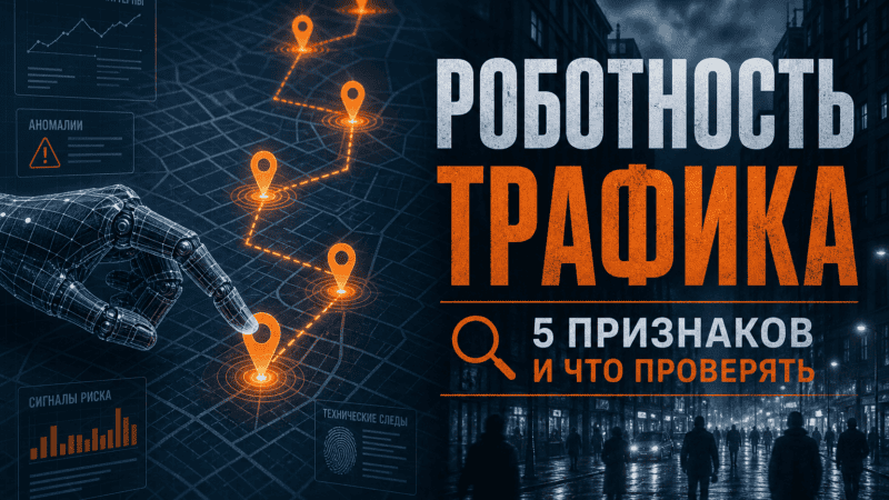 Роботность трафика в Яндекс Картах